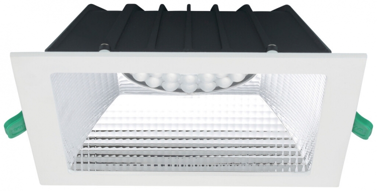 Downlight LED Sylvania Insaver Slim IP44 UGR19 20W 2350lm 830 70° 217×217mm 