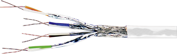 Cavo AMP PiMF,4x2xAWG23, LSZH cat.7 600MHz, bi Una lunghezza