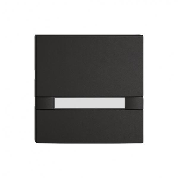 Pulsante 1/1 EDIZIO.liv KNX e UNI c.SNAPFIX® s.LED c.targhetta com.2T ne 
