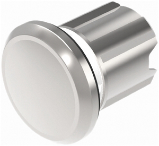 Obturateur pour élément de commande & signalisation EAO45 22.5mm brillant argent 