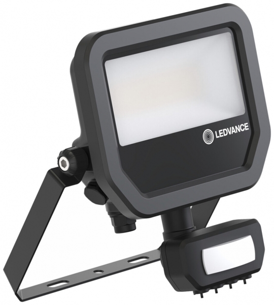 LED-Strahler LEDVANCE FLOODLIGHT20 PIR SEN 17W 2400lm 840 IP65 100° 157×38 sz 