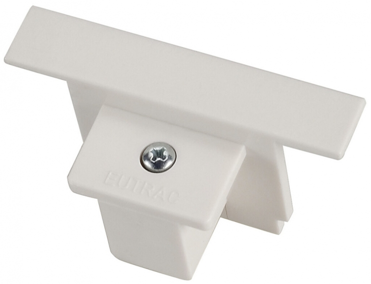 Plaque de fermeture SLV pour rail conducteur INC EUTRAC 3-phases, blanc 