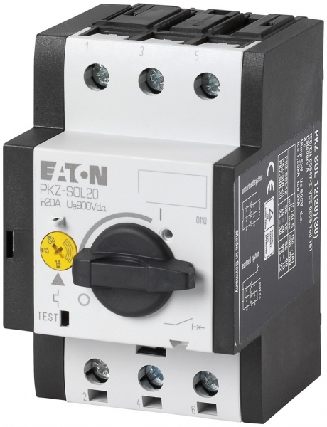 Interrupteur de protection faisceaux 20A PKZ-SOL, 2L 