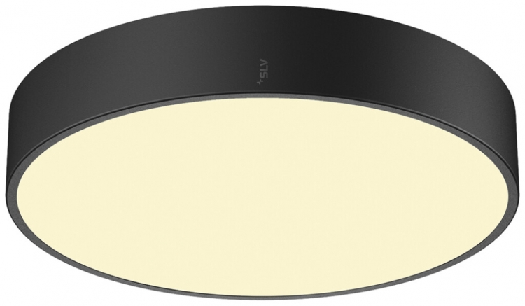Plafoniera LED SLV MEDO PRO 40 19W 2650lm 930/940 IP50 REG Ø380mm nero 