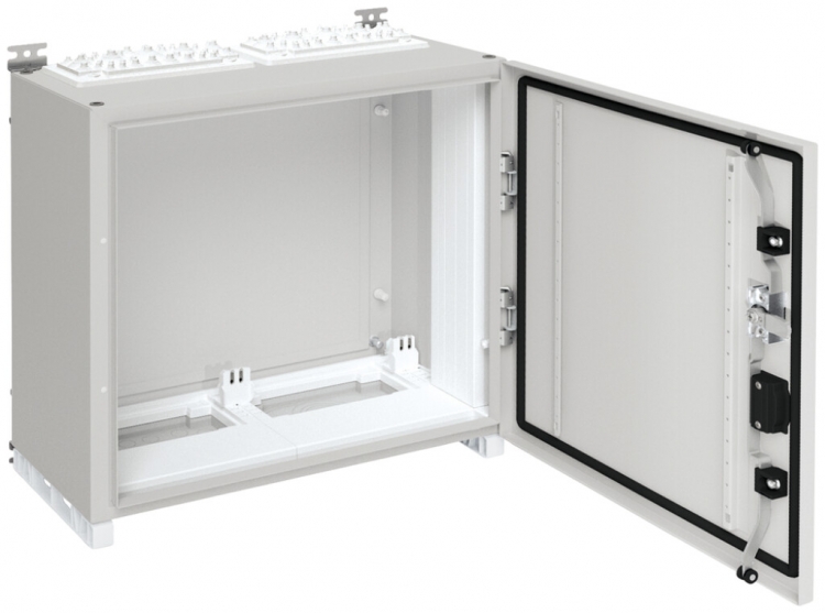 Armoire murale Hager univers porte pleine CP I IP55 500×550×275mm RAL 7035 