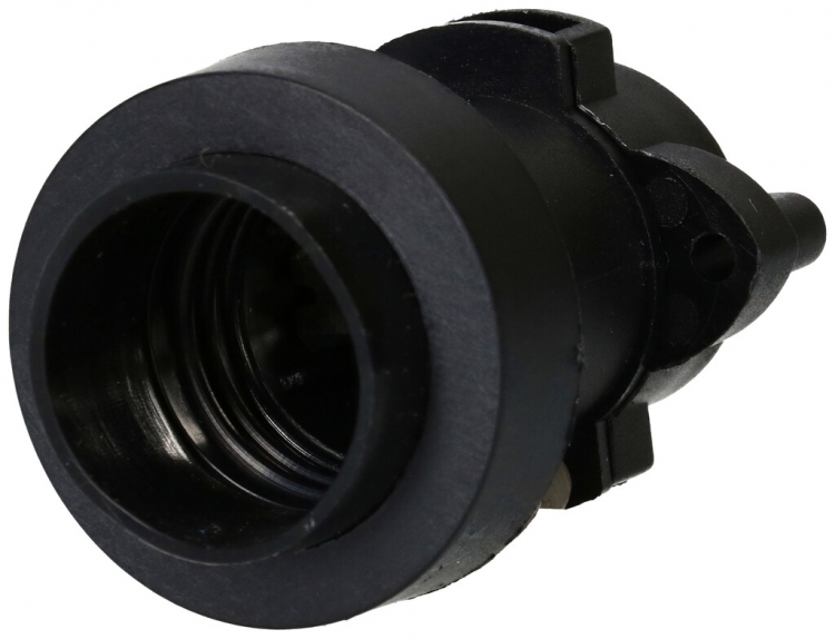 Portalampada per illuminazione MH E27 40W per illuminazione a cavo piatto nero 