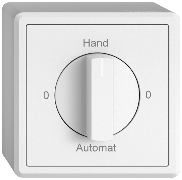 Interrupteur rotatif AP EDIZIO.liv SNAPFIX® manette 2/1L 0-Hand-0-Automat bc 
