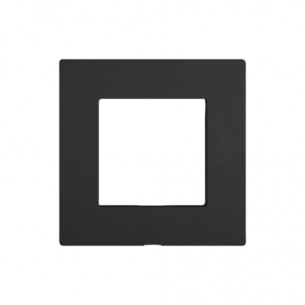 Piastra frontale EDIZIO.liv Wiser 60×60mm nero 