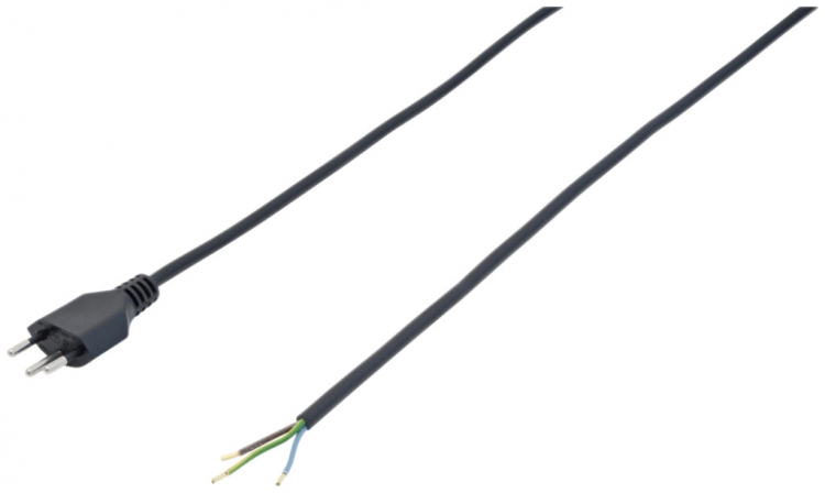 Câble de raccordement T12 Gd 3×1mm² surm. 5m noir 
