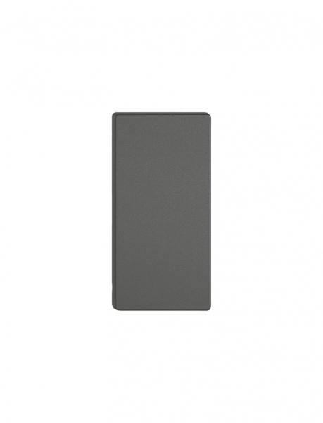 Poussoir 1/2 EDIZIO.liv Wiser avec SNAPFIX® horiz.sans symbole grf 