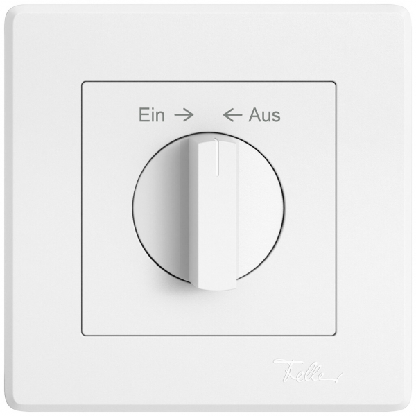 UP-Montageset EDIZIO.liv SNAPFIX® f.Schwenktaster m.Griff Ein → ← Aus ws 