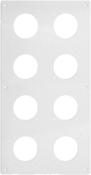 En-tête NUP Feller NEVO, 4×2, pour appareils N.CO, blanc 