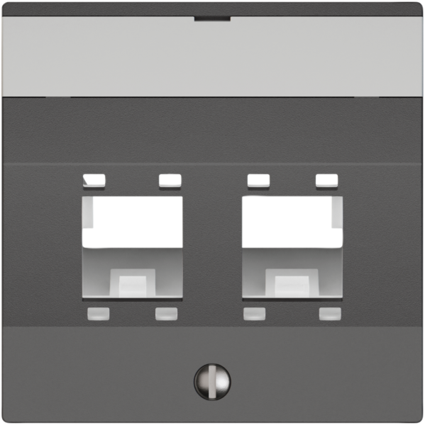 Kit de montage EDIZIO.liv SNAPFIX® pour freenet cat.5e/6 adaptateur 2× grf 