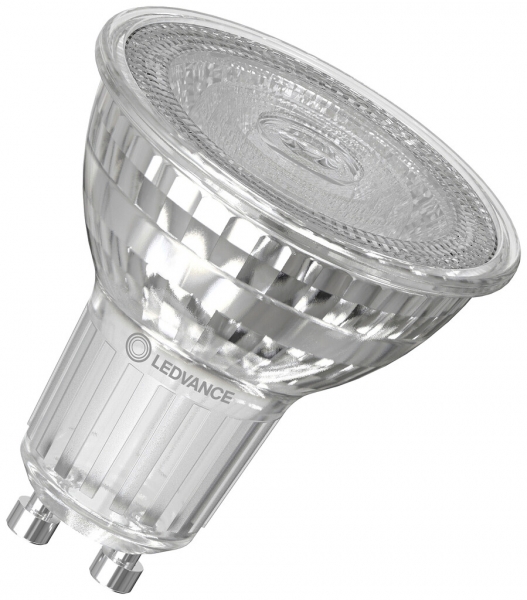 LED-Lampe LEDVANCE GU10 6.1W 575lm 827 PAR16 klar 60° Ø50×54mm 