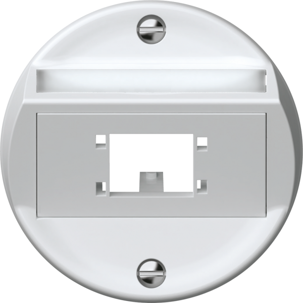 Anschlussdose origin Kat.6 schräg 60×60mm weiss 