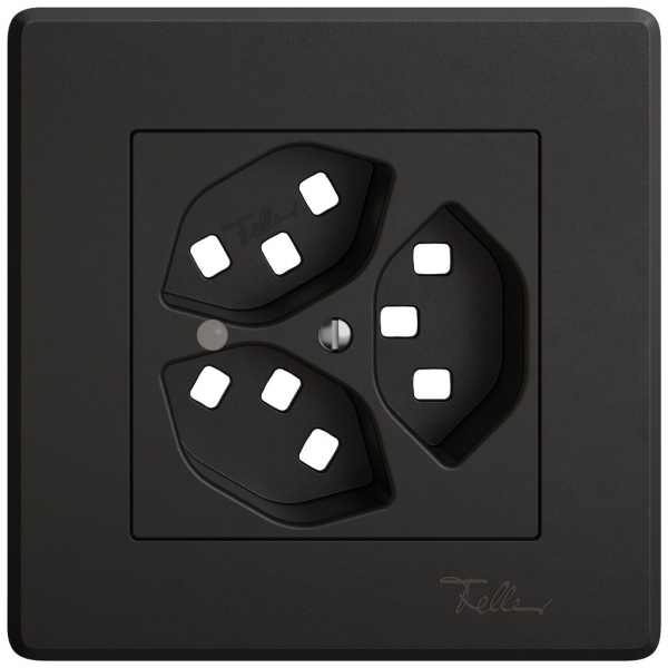 Kit di montaggio INC EDIZIO.liv SNAPFIX® per presa 3×T23 con lente frontale ne 