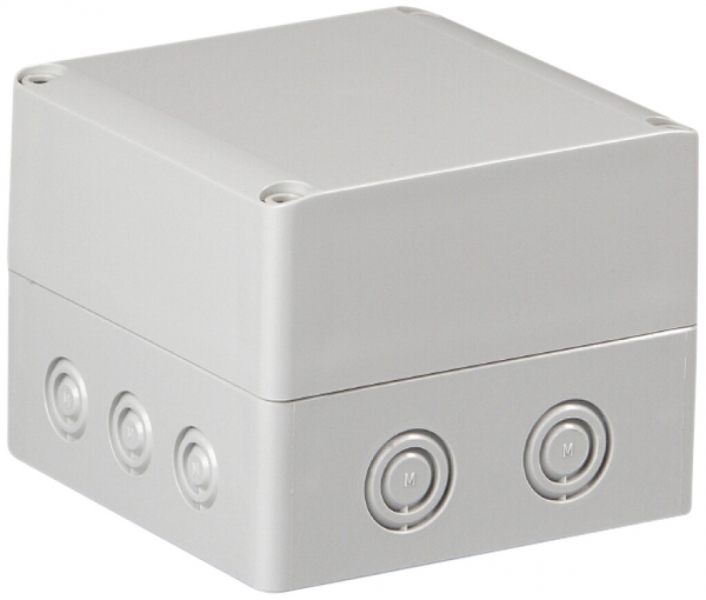 Coffret d'appareil RW CUBO S 125×125×100 SPCM gris 