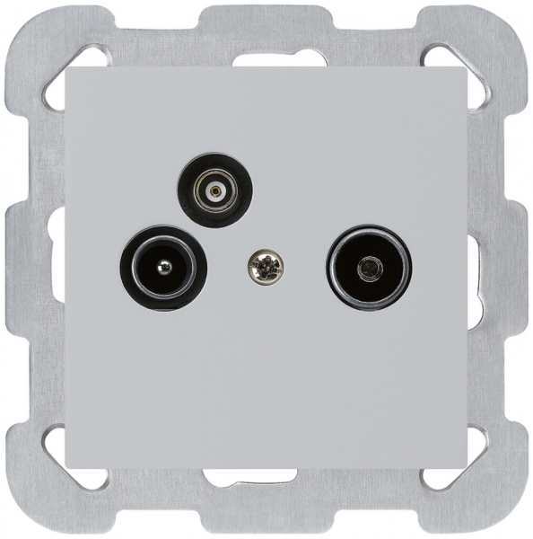 Prise pour antenne ENC R/TV-Données kallysto B 2GHz 19db gris clair 
