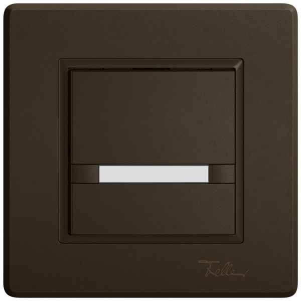 UP-KNX-Taster RGB EDIZIO.liv SNAPFIX® Temperaturfüh.o.LED Pap.1×T 2-Tbed.br 