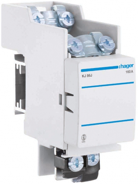 Élément d'alimentation Hager DIN00 160A L1-N 44/51mm L en haut, SN en bas 