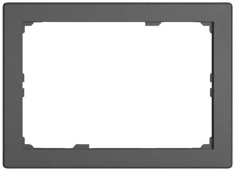 Cadre de recouvrement EDIZIO.liv 2×3 208×148mm gris foncé 