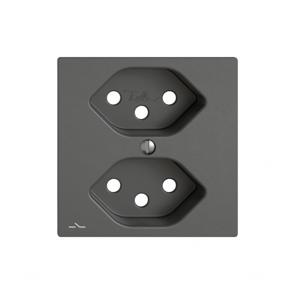 Kit di montaggio EDIZIO.liv SNAPFIX® per presa 2×T13 separata grs 
