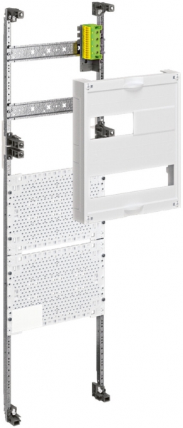 Pannello Media Hager per armadio di distribuzione INC 6 file, 2 file modulari 