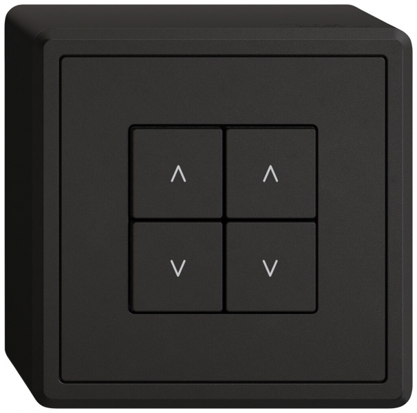 Station secondaire stores AP EDIZIO.liv Wiser SNAPFIX® 2 canaux 4 touches no 
