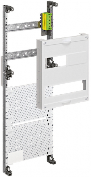 Pannello Media Hager per armadio di distribuzione AP 5 file, 2 file modulari 