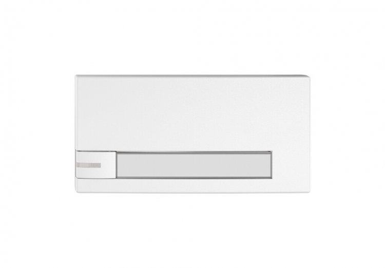 Poussoir 1/2 EDIZIO.liv SNAPFIX® p.KNX&UNI a.LED a.étiquette comm.1touch.bc 