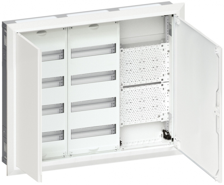 Distributore INC Hager univers 4-file 96UM porta IP30 853×703×125mm 