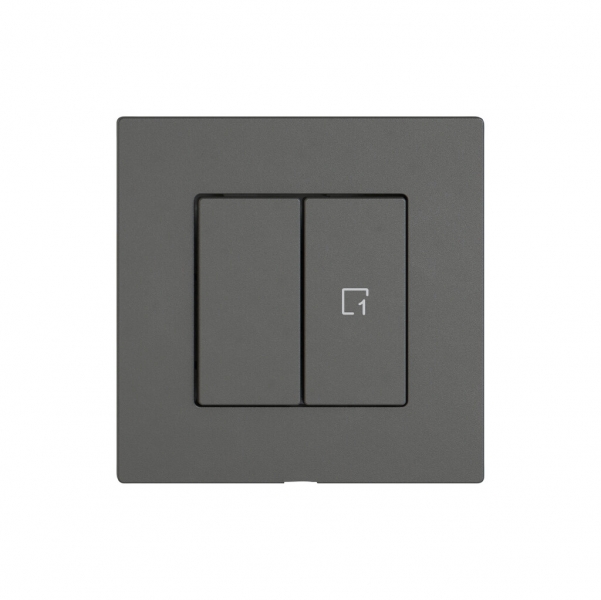 Comando per interruttore EDIZIO.liv Wiser SNAPFIX® 1C scena WLAN 2T grs 