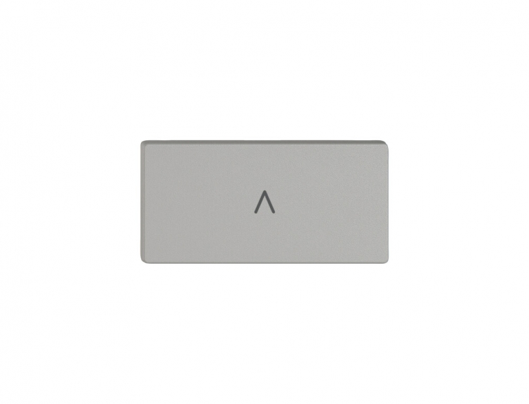 Pulsante 1/2 EDIZIO.liv Wiser con SNAPFIX® vert.con simbolo freccia su/giù grc 