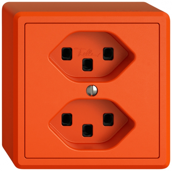 Prise AP EDIZIO.liv SNAPFIX® 2×T23 ora 