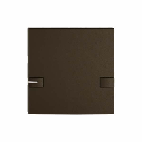 Pulsante 1/1 EDIZIO.liv KNX e UNI con SNAPFIX® con LED comando a 2 tasti ma 