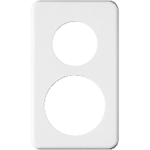 Placca di copertura I-I 43+58 bianco 