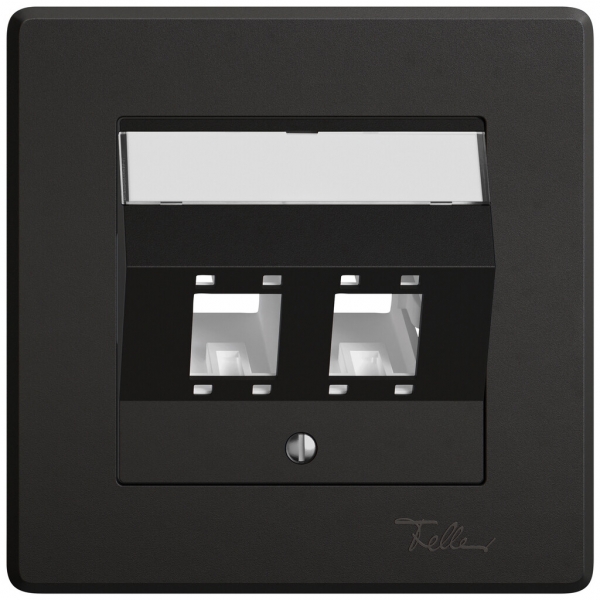 Kit de montage ENC EDIZIO.liv SNAPFIX® pour freenet cat.5e/6 adaptateur 2× no 