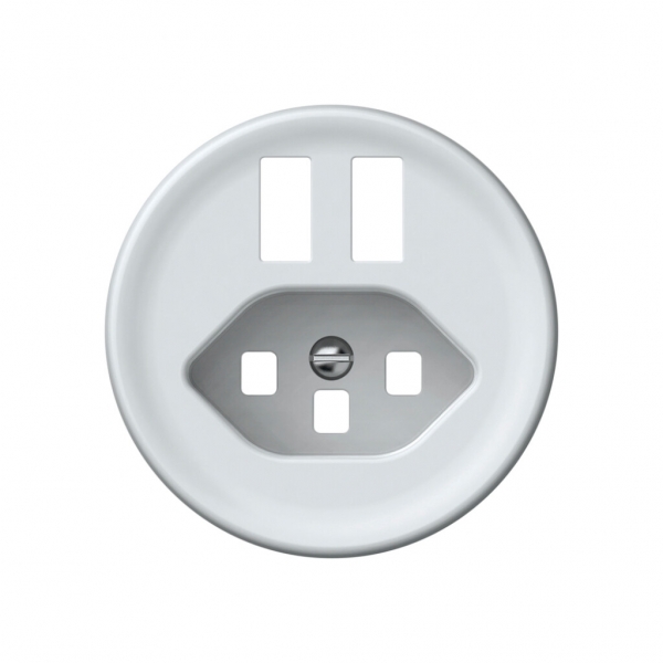 Kit frontale origin 2×presa di carica USB con presa tipo 23 bianco 