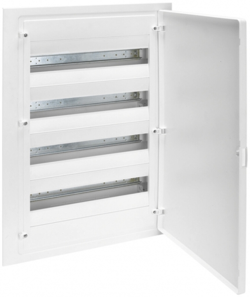 Coffret de distribution ENC Hager golf 4 rangées 18UM porte IP40 460×688×97.5mm 