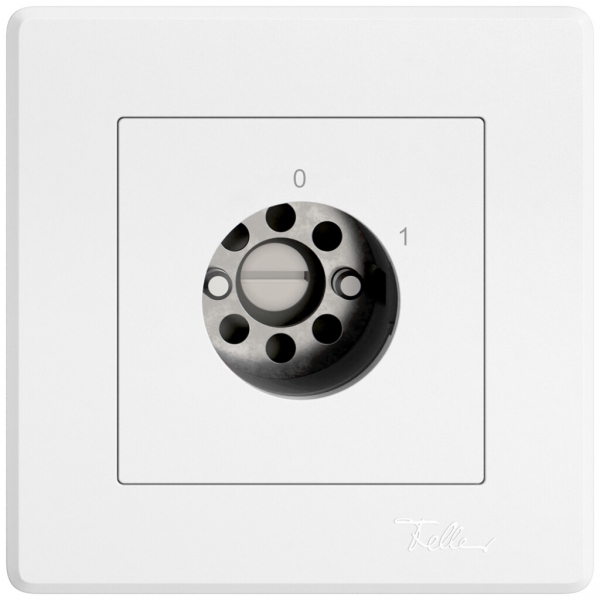 Interrupteur à clé ENC EDIZIO.liv pour KABA 1007F interrupteur 2P 0-1 p=57mm bc 