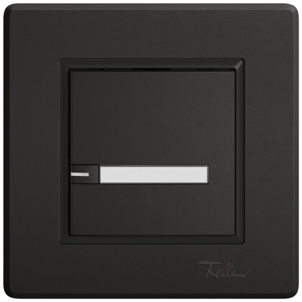 Pulsante KNX RGB INC EDIZIO.liv SNAPFIX® sensore temp.RGB-LED targ.1× com.1T ne 