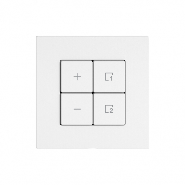 Kit di montaggio EDIZIO.liv Wiser SNAPFIX® p.dimmer 1C scena 4T bi 