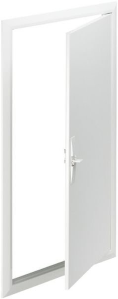 Cadre avec porte Hager univers 353×853×10mm IP00 blanc pour FW51U.. 