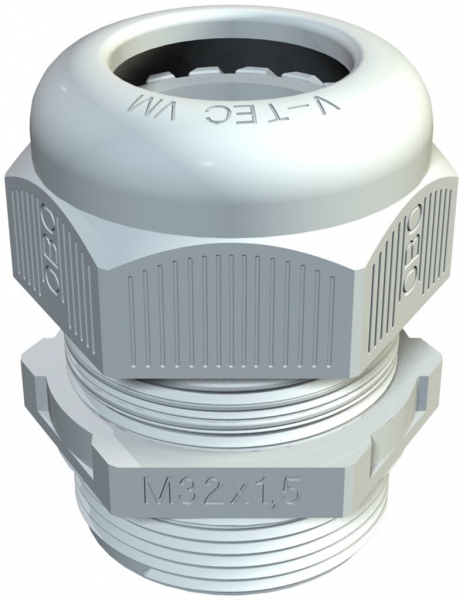 Presse-étoupe Bettermann M20 pour câble Ø7…14mm IP68 gris clair 