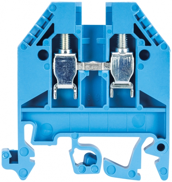 Morsetto passaggio componibile WK 0.5…6mm² 32A 800V 2×vite 1 pi.TH35/G32 blc 
