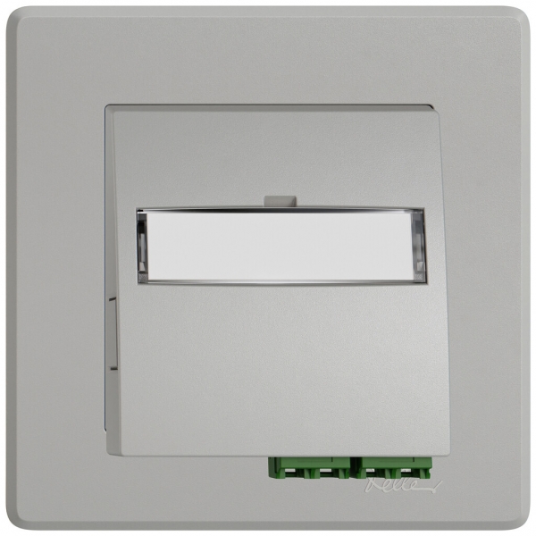 Prise FTTH ENC EDIZIO.liv SNAPFIX® LC APC Diamond F-3000 1 connecteur grc 
