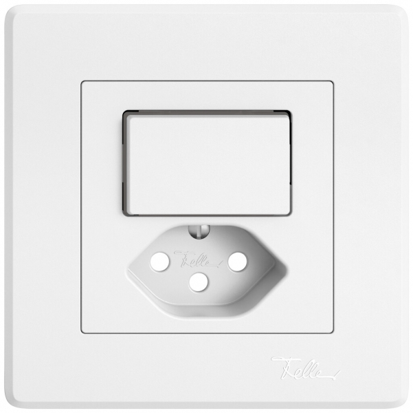 Kit di montaggio INC EDIZIO.liv SNAPFIX® p.combi.T13 c.1 tasto c.lente lat.bi 
