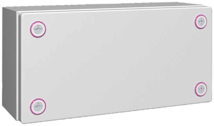 Piccola scatola Rittal KX Derivazione, IP66, 200×200×120mm, lamiera d'acciaio 