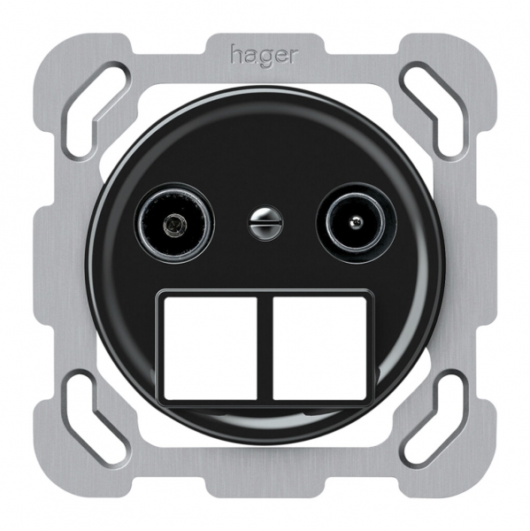 Presa multimedia INC TV-R origin presa d’arrivo 4dB nero 