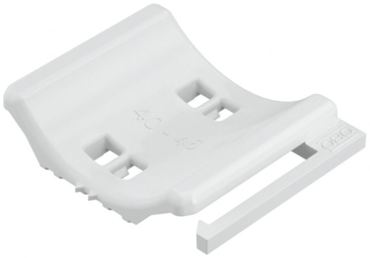 Contre-plaque Bettermann combinée avec contre-plaque double 40…46mm, PP, grc 
